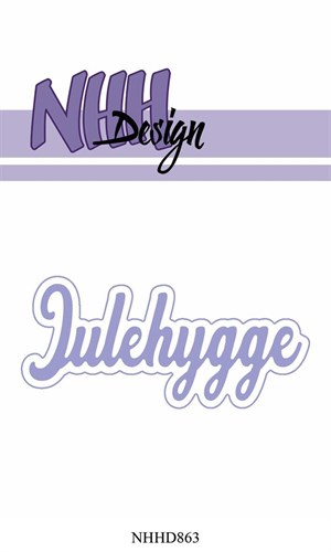 Julehygge med "skygge", dansk tekst, dies, nnh-design.